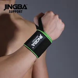 Jingba מותאם אישית לוגו פוליאסטר כותנה מתכווננת דחיסה כוח הרמת יד אצבע כף היד תמיכה