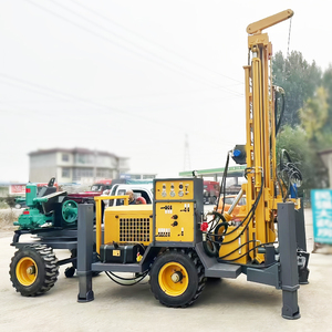 Plateforme de forage de puits d'eau hydraulique portable de type remorque, capacité de forage de 200 m - Product Image 4