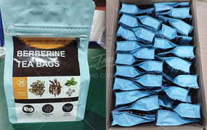 Bolsitas de Té Herbal Funcional Personalizadas OEM, 2g 5g por Sobres, Bolsita de Té de Berberina con Coptis, Manzanilla, Menta, <span class=keywords><strong>Canela</strong></span> <span class=keywords><strong>y</strong></span> <span class=keywords><strong>Jengibre</strong></span> - Product Image 4