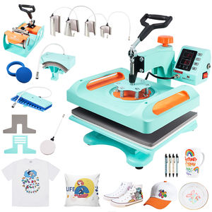 Presse à Chaud Combinée 11-<span class=keywords><strong>en</strong></span>-1 pour Sublimation 29x38 pour T-shirts, Tasses, Assiettes, Casquettes, Chaussures, Stylos – Transfert Thermique - Product Image 1