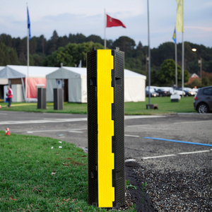 Nuova copertura del cavo di protezione per eventi esterni con rampa per cavi in gomma per 2/3/5 dossi del canale - Product Image 4