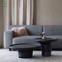 Ensemble table basse moderne en marbre de meubles de maison italiens minimalistes Scando pour le commerce