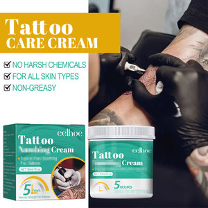 Crème naturelle de soin de tatouage avec Aloe Vera Vitamine E Réparation de la peau Hydratant pour tous les types de peau Réparation de tatouage - Product Image 4