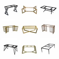 Pieds de table en métal pour table, bureau, restaurant, banc, salle à manger, café – Cadres de table en fonte et acier pour mobilier industriel