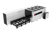DF3015GS Nouvelle machine de découpe laser à fibre CNC 4 axes haute précision 6000W pour tôles et tubes, système de contrôle Cypcut, tête Yaskawa