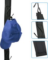 Sangle de suspension réglable multi-agrafes pour équipement de hockey, en polyester robuste, pour le rangement de casques et de protections, BANDAGE