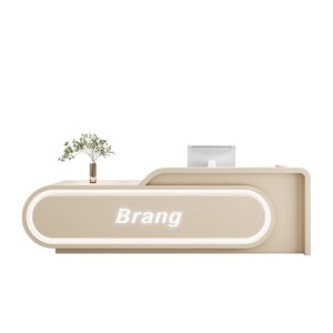 Mostrador de Recepción de Madera Simple, Moderno, <span class=keywords><strong>para</strong></span> Oficina, Escuela, Biblioteca y Centro de Capacitación - Product Image 6