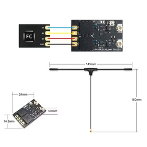 Récepteur de diversité ELRS 915/868 MHz, 50 mW, 25-200 Hz, télémétrie CRSF, double antenne RX pour drone FPV longue portée - Product Image 1
