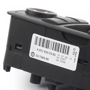 สวิตช์ควบคุมกระจกไฟฟ้า Mercedes-Benz รุ่น A2518300390 สำหรับ W164 W251 ระบบไฟฟ้า 12V มาตรฐาน - Product Image 1
