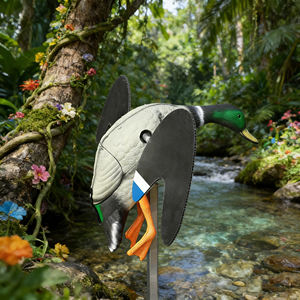 หุ่นล่อห่านแบบหมุนได้ ขับเคลื่อนด้วยมอเตอร์  สำหรับล่าสัตว์กลางแจ้ง  ทำจากพลาสติก น้ำหนักเบา - Product Image 5