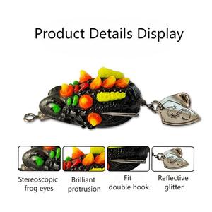 NOUVEAU Leurre de grenouille OEM 10 Pcs Soft Bait Topwater 3.5cm Rubber Silicone Fishing Tackle Hollow Body <span class=keywords><strong>Catfish</strong></span> Pike Snakehead Bass Lure - Product Image 5