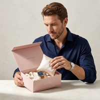Boîte cadeau magnétique de luxe écologique personnalisée avec poignée, grande boîte d'emballage rigide pliable en papier