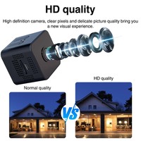 Mini caméra de sécurité WiFi intelligente, cube portable, action DV, surveillance vidéo domestique sans fil, vision à distance, détection de mouvement