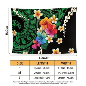 Sarongs de plage floraux en gros, pareo pour femmes, lavalava, couvre-vêtements de bain non transparents, jupe courte, sarong polynésien hawaïen - Product Image 6