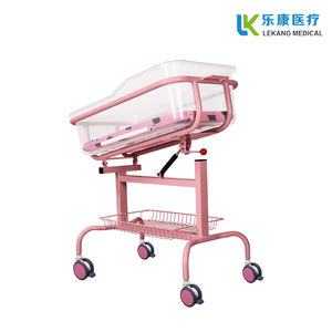 토사방지 디자인의 사일런트 휠과 수납 선반이 있는 스틸 헤비 듀티 유아 수송 카트-산후조리와 충족 - Product Image 5