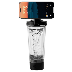 Botella de Agua Deportiva Eléctrica de Tritán de 700 ml con Logotipo Personalizado para Gimnasio, Libre de BPA con Soporte Magnético para Teléfono - Product Image 4