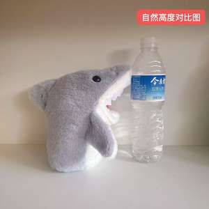 Sarung Tangan Boneka Tangan Hiu Kecil Mainan Mewah Lucu Mainan Mewah Hangat Boneka yang Dapat Membuka Mulut Hadiah Ulang Tahun - Product Image 5