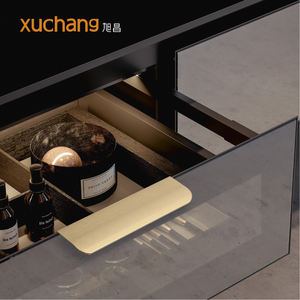 Versteckte Schublade Hardware Aluminium Profil Griff Türgriffe für Küchen schränke Kommoden Schlafzimmer Badezimmer Hotels - Product Image 4