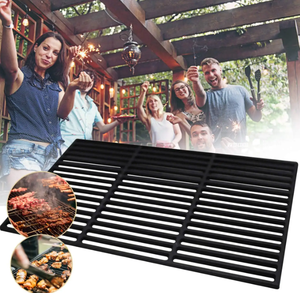 Non-Stick Black <b>BBQ</b> Grill Mat Reusable Stainless Steel Accessory Heat Resistant for Grilling Mail Order Packing - Product Image 2