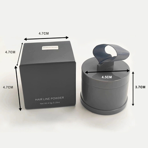 Poudre de teinture capillaire coréenne naturelle de haute qualité en fibres <span class=keywords><strong>bio</strong></span>, brun foncé, pour ombrage de la ligne des cheveux, volume et remplissage pour la calvitie frontale - Product Image 4