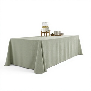 Mantel de Lino Sintético al por Mayor, Tamaño y Color Personalizados, para Hoteles, Banquetes, Bodas, Eventos y Servicios de Catering - Product Image 1