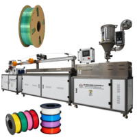 Extrudeuse de filament PLA pour imprimante 3D 5~8kg/h, extrudeuse à vis simple, moteur, divers extrudeurs de plastique pour barres ABS, PE, LDPE, PET