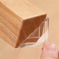Protections de pieds de meubles en silicone autocollantes antidérapantes silencieuses lavables pour chaises et tapis de sol pour la maison et les sols en bois intérieurs