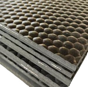 Nouvelle condition hexagone motif marteau tapis en caoutchouc tapis PP et sol en plastique pour porcelet bétail bois et emballage de palettes - Product Image 1