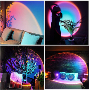 <span class=keywords><strong>Projecteur</strong></span> LED avec lumière du soleil, la lumière du soleil, Projection de 10W, rotatif à 180 degrés, lumière arc-en-ciel romantique, rechargeable par USB, <span class=keywords><strong>pour</strong></span> <span class=keywords><strong>Photo</strong></span> - Product Image 6