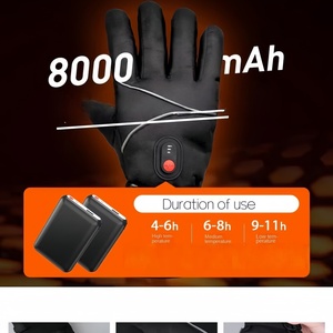 2025 New Electric Thermal Gloves 16000mAh <b>USB</b> Heater Gloves 3M Syntharate 3-Step Touch Panel Highest 65°C Temperature - Product Image 3