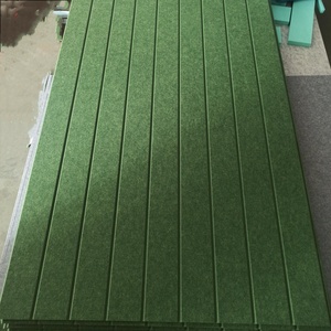 Excellente qualité, haute performance, style de conception de rainures variées, panneaux acoustiques colorés écologiques, décoration murale pour bureau et <span class=keywords><strong>studio</strong></span> - Product Image 2
