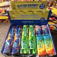 22cm Jumbo Fruit Butter Squishy Aardbei & Watermeloen smaak TPR Langzaam rijzend stressverlichtend speelgoed Knijpen voor jongens & meisjes vanaf 2 jaar