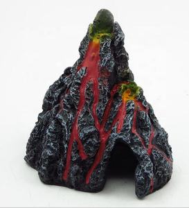 Fish Tank Landschap <span class=keywords><strong>Aquarium</strong></span> Landschap <span class=keywords><strong>Aquarium</strong></span> Decoratie Simulatie Vulkaan Ornament Zuurstof Pomp Bubble Steen - Product Image 1