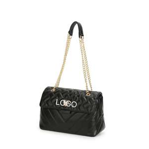 Bolso cruzado minimalista con cadena de lujo para mujer, bandolera de hombro versátil para todos los días - Product Image 1