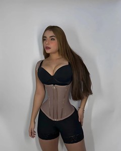 Fajas Colombianas doppio compressione vita Trainer donna Plus Size corsetto regolabile con cerniera gilet dimagrante cingolo corpo Shaper - Product Image 4
