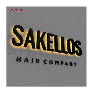 Winbo Tùy Chỉnh Ngoài Trời Thép Không Gỉ 3D <span class=keywords><strong>LED</strong></span> Thư Kênh Backlit Dấu Hiệu <span class=keywords><strong>LED</strong></span> Số Neon Ánh Sáng Tên Dấu Hiệu Marquee Chữ - Product Image 2