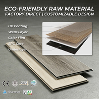 Suelo Laminado de Vinilo de Lujo 100% Ecológico e Impermeable, Suelo LVP de Alta Calidad, SPC de 4mm 5mm 6mm 7mm 8mm