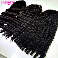 Perruque 12A en cheveux naturels bruts bouclés birmans et péruviens, 100% vierges, cuticules alignées, en cheveux humains vietnamiens, Lace Front Glueless HD Frontal Wig