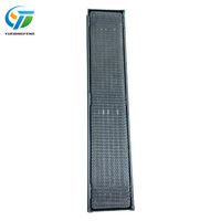Grille de climatisation en acier plastique de style victorien sur mesure, grille droite, écologique et durable