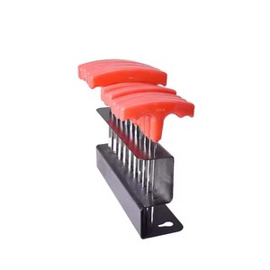 MAXPOWER Juego de Llaves Tipo <span class=keywords><strong>T</strong></span>, Cabeza de Bola Hexagonal de Alta Calidad, Brazo Largo Útil, CRV, 10 Piezas - Product Image 4
