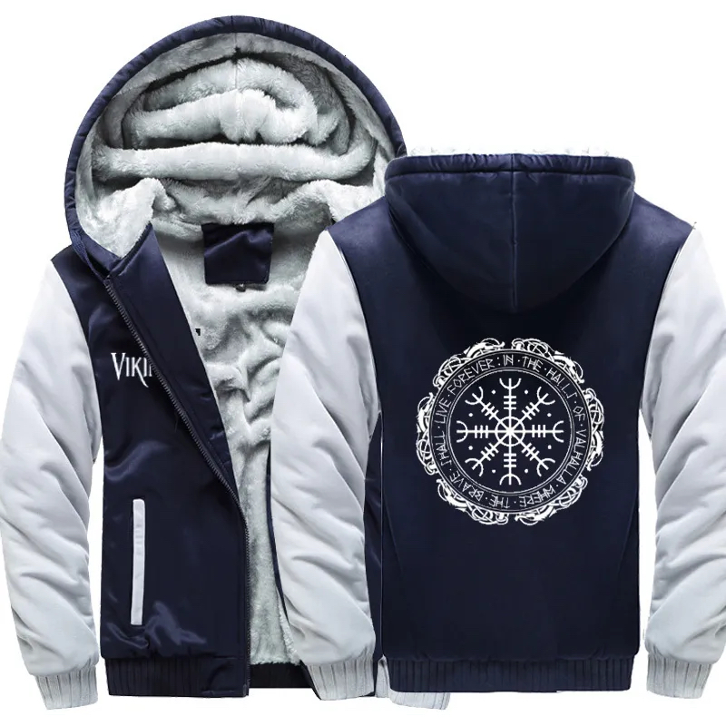 500 Grams Zipper Wool Thick for Men's Coat With Windproof French Woolen Loop Cloth Warm and Environmentally Friendly Men Hoodie