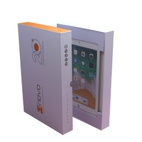 Boîte d'emballage pour tablette en carton blanc personnalisée de haute qualité, boîtes vides avec couvercle et fond, boîte cadeau pour tablette PC pour iPad