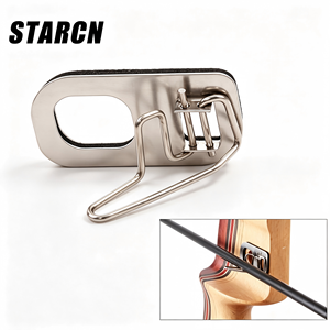 Soporte de Flecha para Arco de Tiro con Arco, Metálico, Profesional, Adhesivo, para Empuñadura de Arco, Accesorios de Caza y Práctica de Tiro, Soporte de Flecha para Arco Recurvo - Product Image 1
