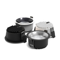 Luminaria LED de Techo Empotrada Personalizable de Alto Brillo IP44, Chip Ra90, Ahorro de Energía, Diseño Antideslumbrante, para Hoteles, Oficinas, Comercios