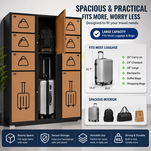 Casier à bagages intelligent 2026 avec code QR, armoire de stockage automatique pour location, idéal pour les attractions touristiques, les gares et les aéroports - Product Image 5