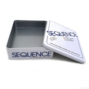 Hộp Thiếc Hình Chữ Nhật Dung Tích Lớn Bán Chạy Hộp Thiếc Chiến Lược Trò Chơi Thẻ Kim Loại Hộp Thiếc Lớn A4 Đóng Gói - Product Image 5