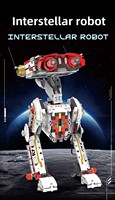 Robot interplanétaire technique en plastique ABS, 1034 pièces, modèle de construction éducatif intelligent STEM, jouet pour 14 ans et plus
