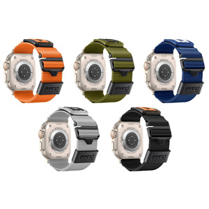 IVANHOE <span class=keywords><strong>Hardcore</strong></span> Bracelet en <span class=keywords><strong>nylon</strong></span> pour Apple Watch 49/46/45/42/41mm Bracelet léger et résistant pour Iwatch Series Ultra - Product Image 1