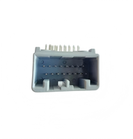 Konektor Header PCB Lanshuo MX34016NF1 Otomotif Domestik 16P Male 22-20AWG 12V/24V 3A Sudut Kanan untuk Terminasi Papan Plug-in
