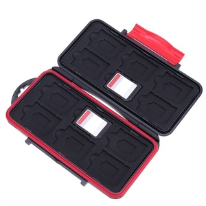 Estuche portátil para tarjetas de memoria todo en uno antigolpes 12SD + 12TF capacidad caja de almacenamiento estuches para tarjeta SD/<span class=keywords><strong>SDHC</strong></span>/SDXC/<span class=keywords><strong>Micro</strong></span> SD/TF - Product Image 2